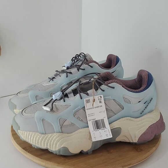 Adidas Roverend Adventure Shoes Crystal White Aluminum Men's Size 9.5 NWT - Picture 3 of 14